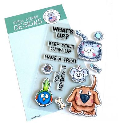 Gerda Steiner Clear Stamps - What's Up?